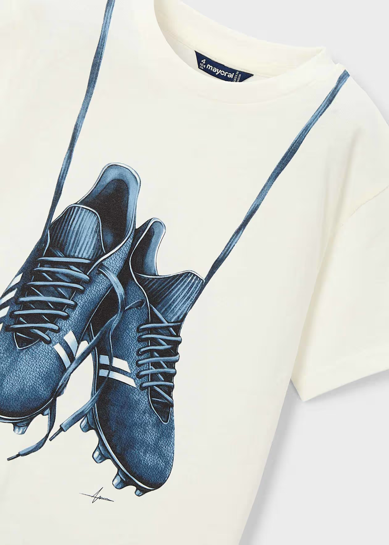 Kids Soccer Cleats Graphic Tee