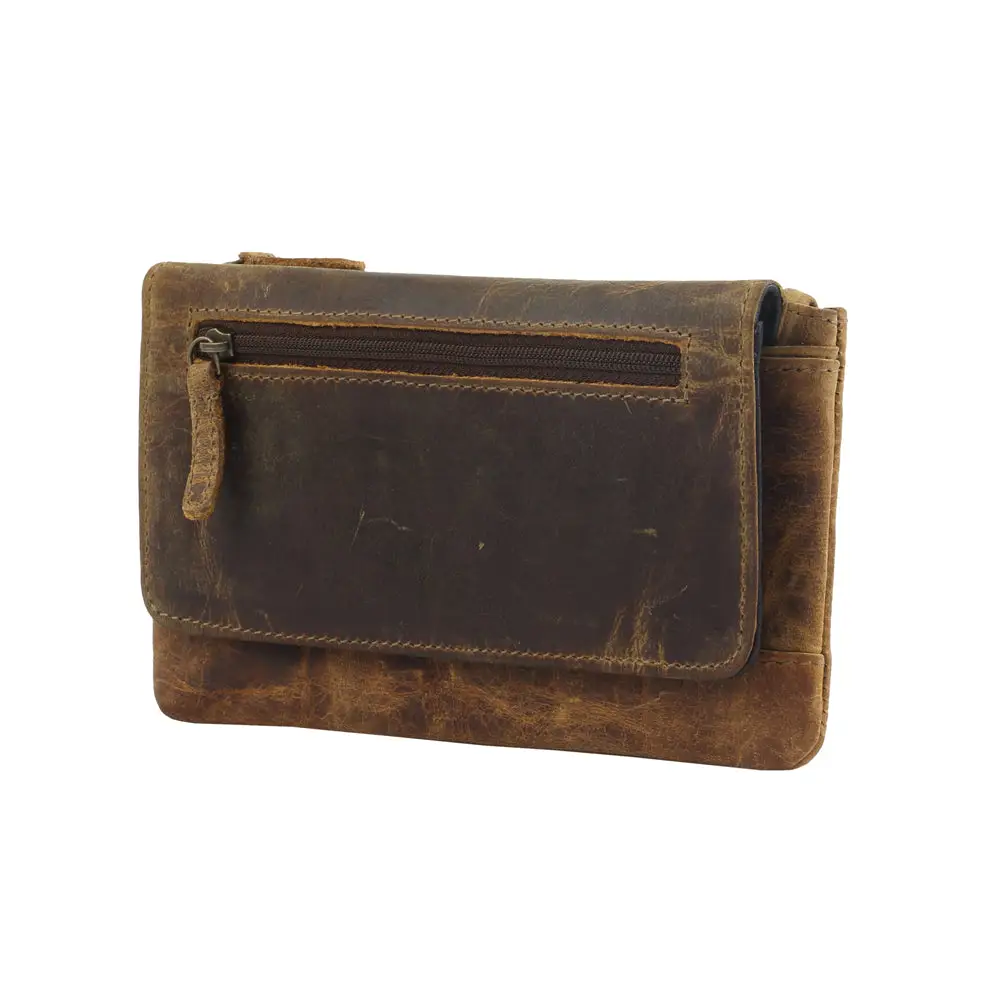 Oak Fire Leather Wallet