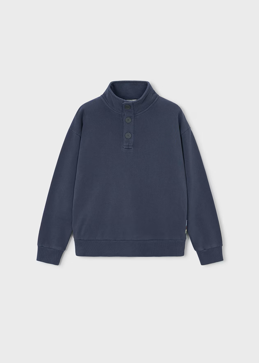 Kids Vintage Washed Funnel Neck Sweatshirt