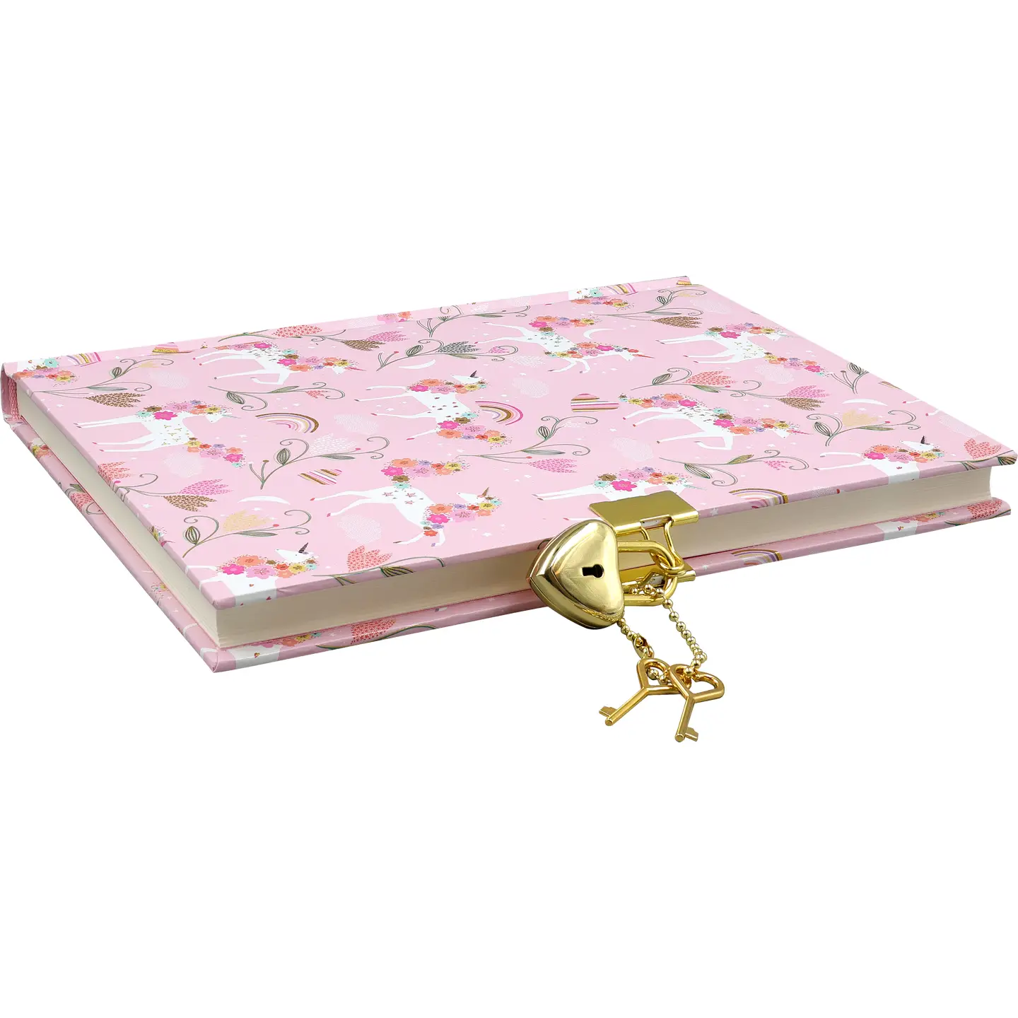 Unicorn Blooms Locking Journal