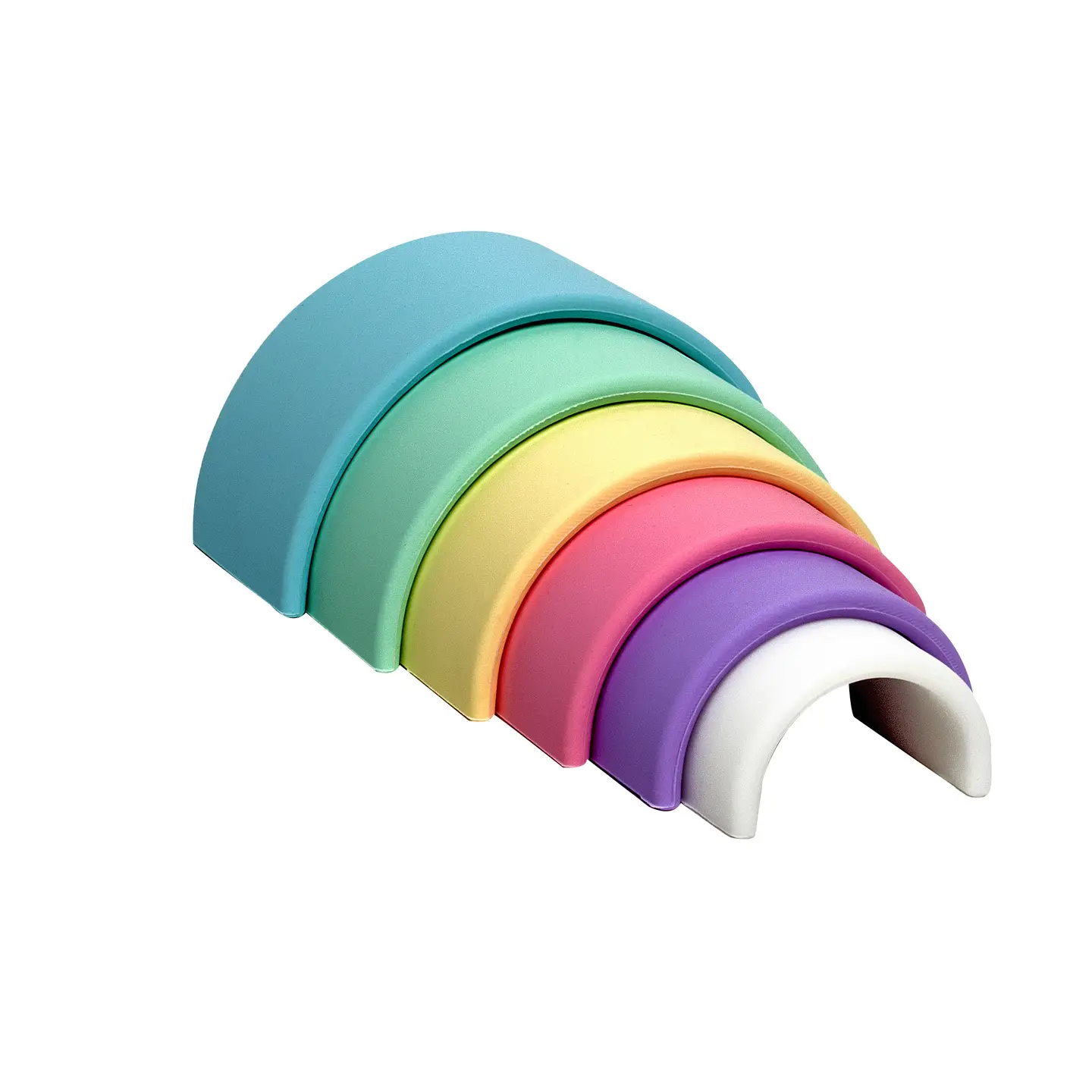 Pastel Rainbow Nesting Toy