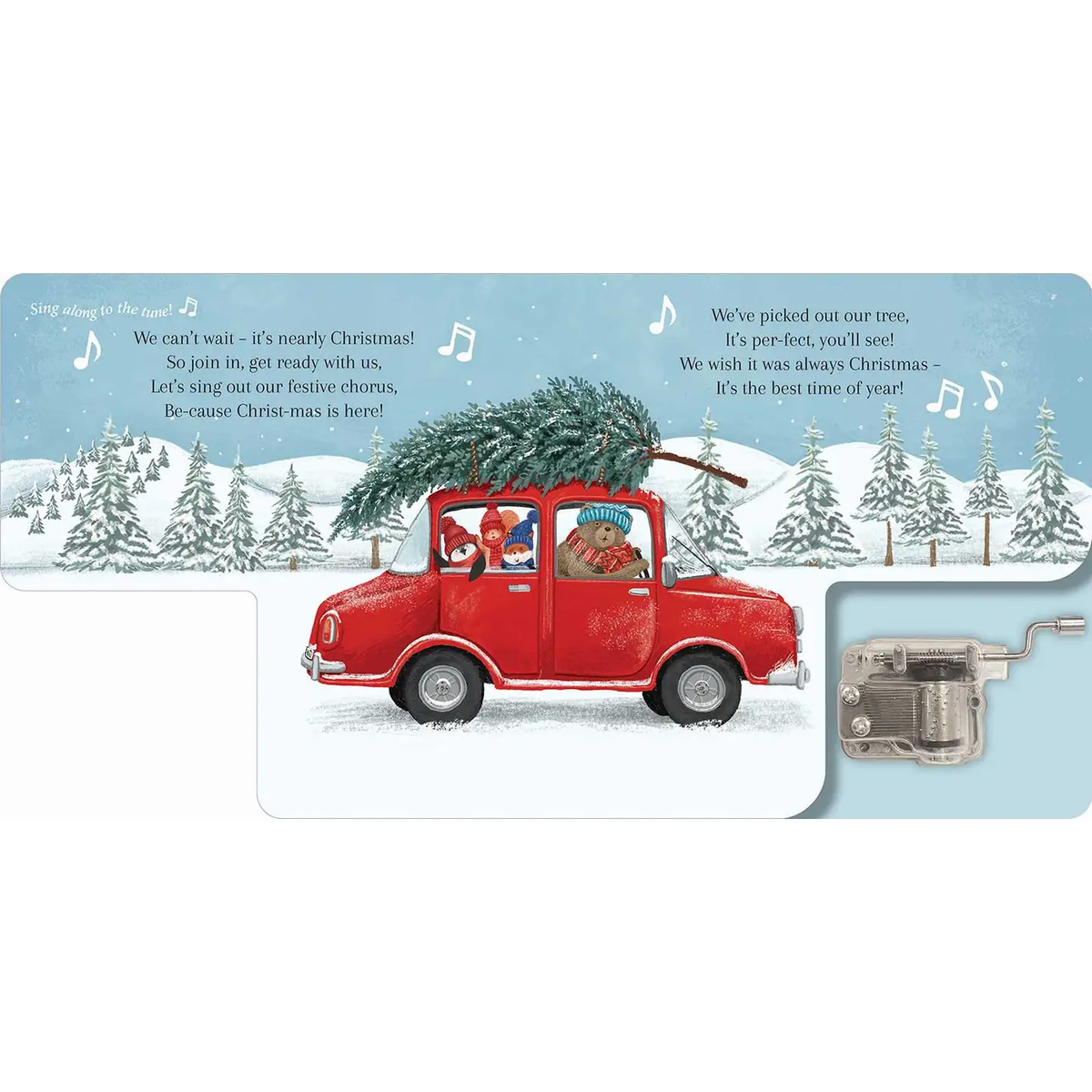 We Wish You A Merry Christmas Wind Up Book