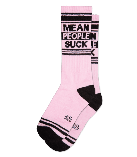 Mean People Suck Crew Socks