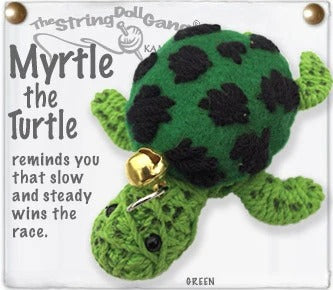 Myrtle Turtle String Doll Keychain