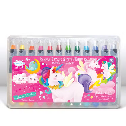 Glitter Gel Crayons Unicorn