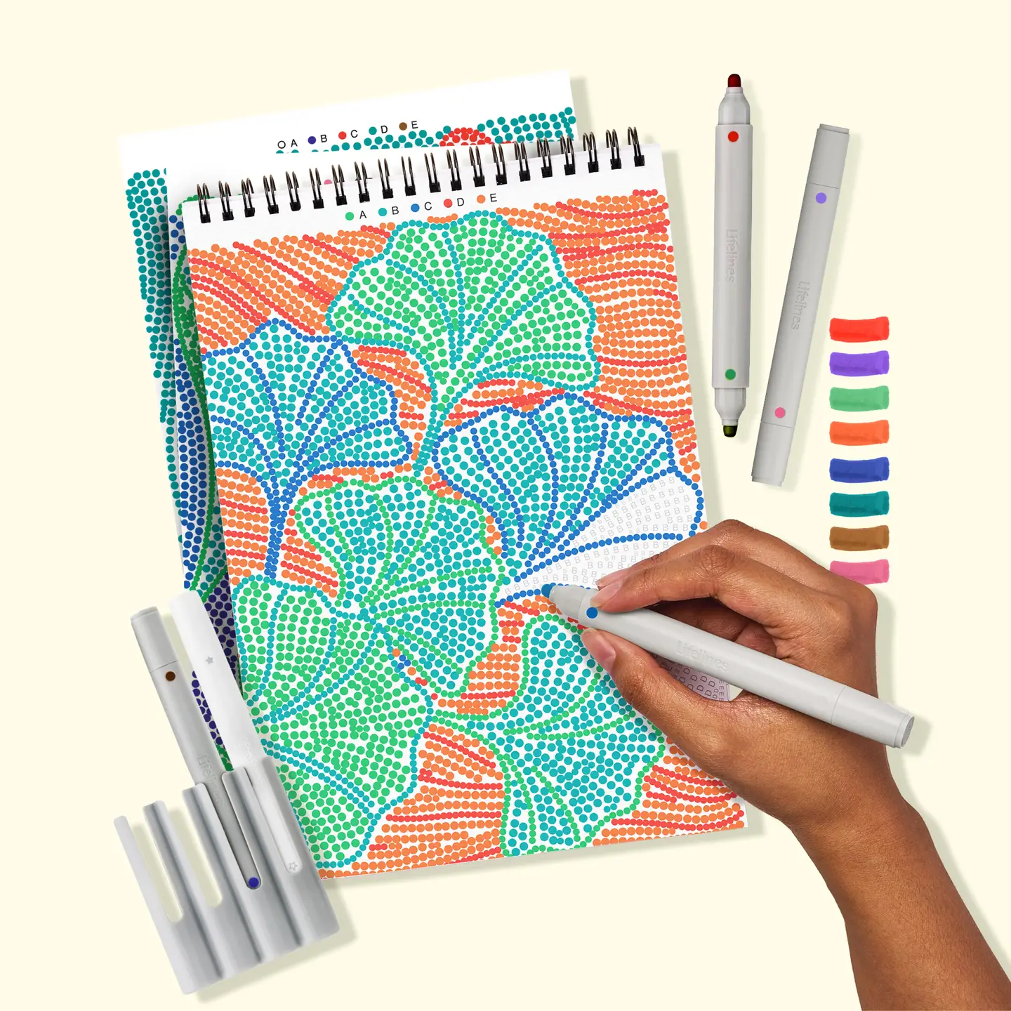 Flowart -Dot By Letter - Botanicals