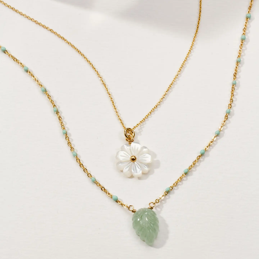 Blooming Layered Necklace Set
