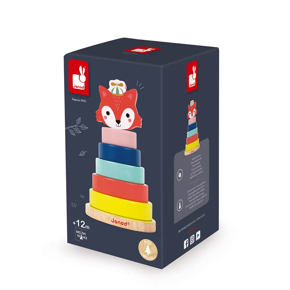 Baby Forest Fox Stacker Toy