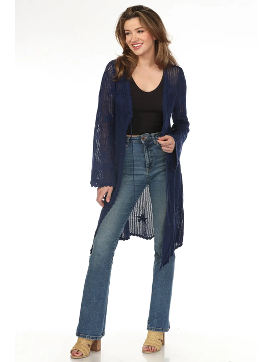 Celestial Lacy Longline Hoodie