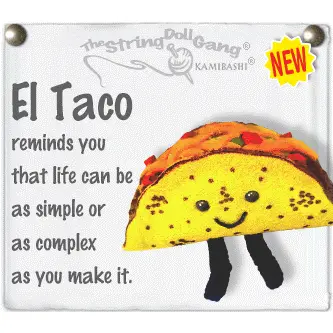 El Taco String Doll Keychain