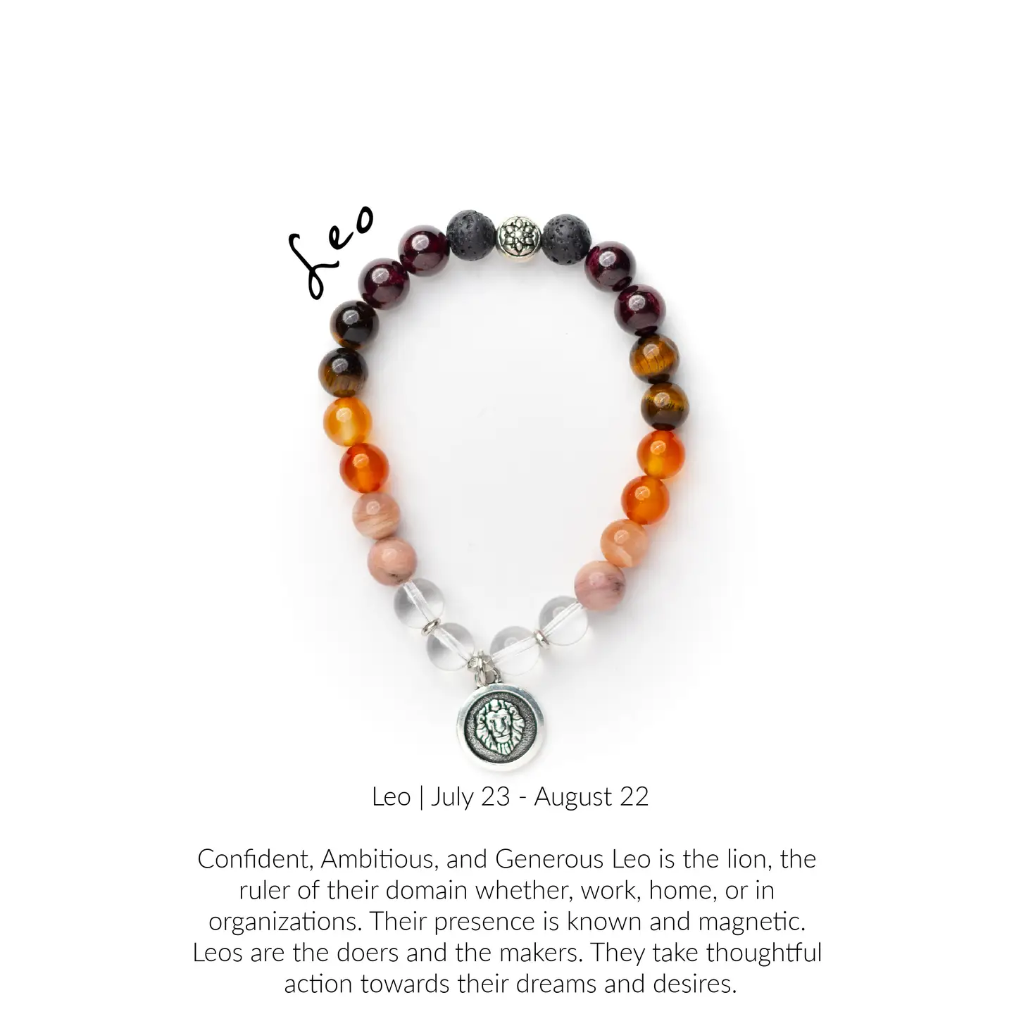 Leo Gemstone Bracelet