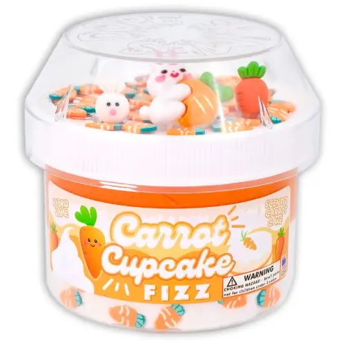 Carrot Cake Fizz Hybrid Slime