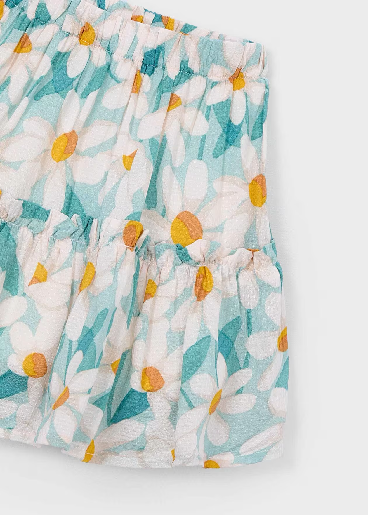 Girls Floral Printed Skirt