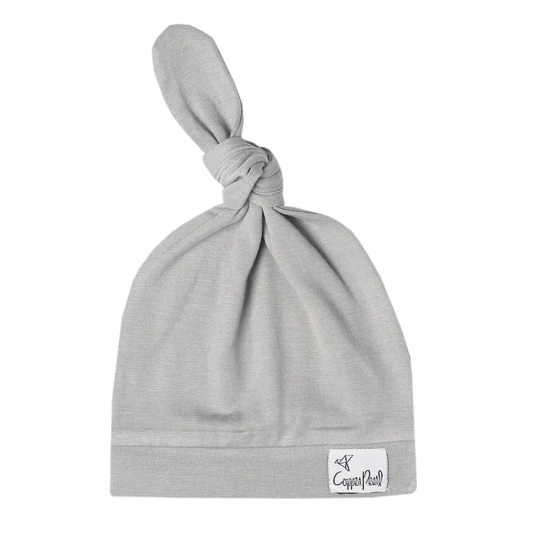 Top Knot Hat - Stone