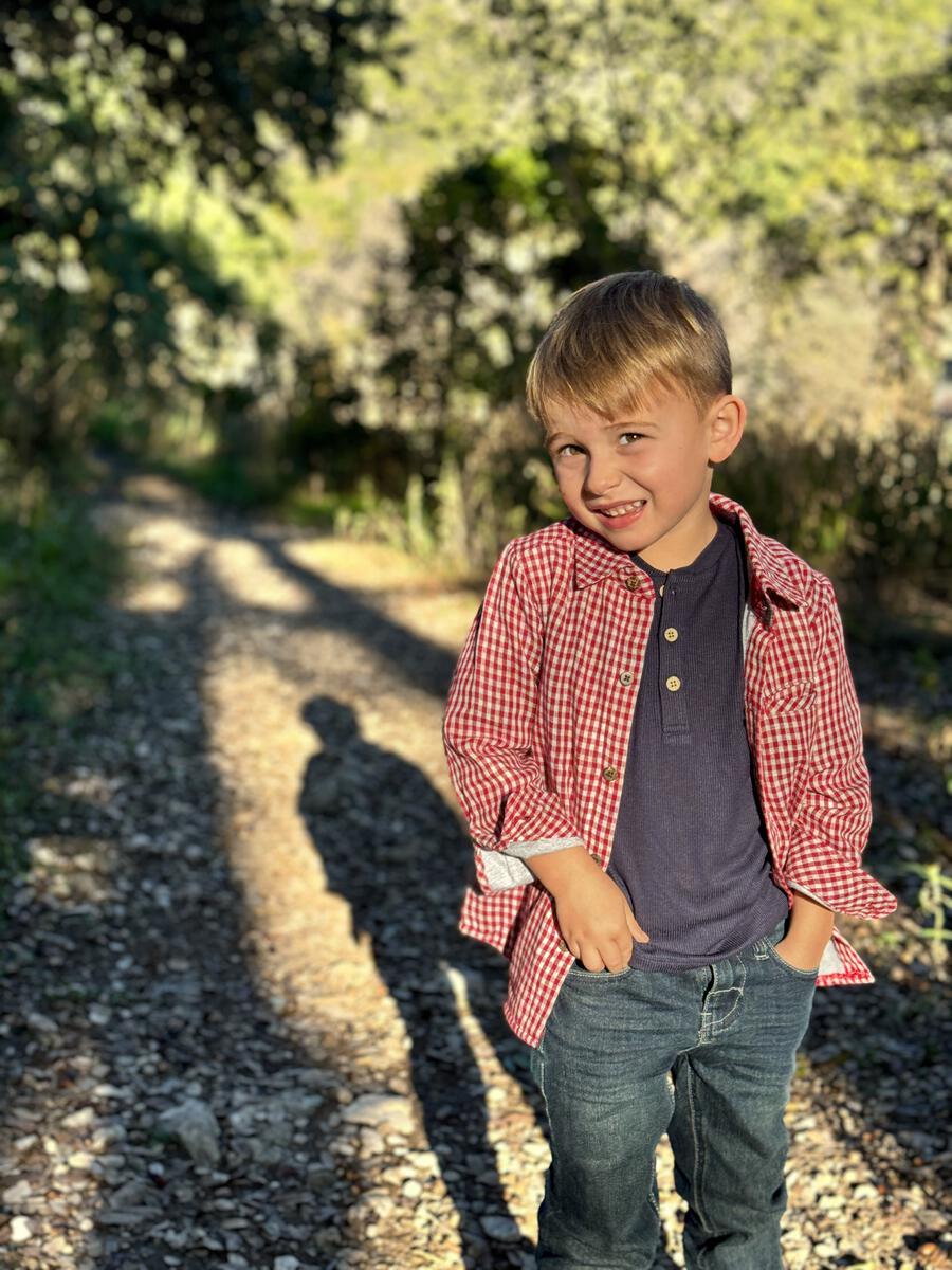 Boys Adams Ribbed Henley