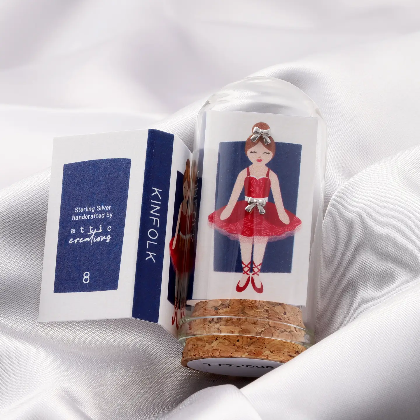 Kinfolk Red Ballerina w/ Tiny Bow Earrings