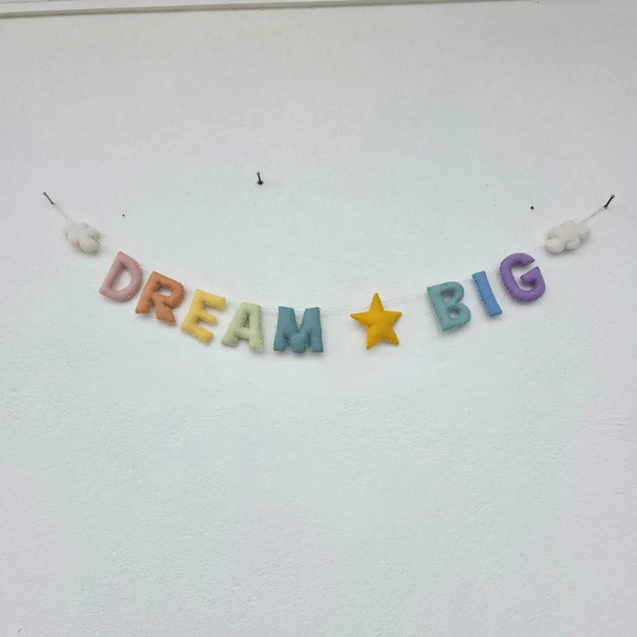 Dream Big Felted Garland