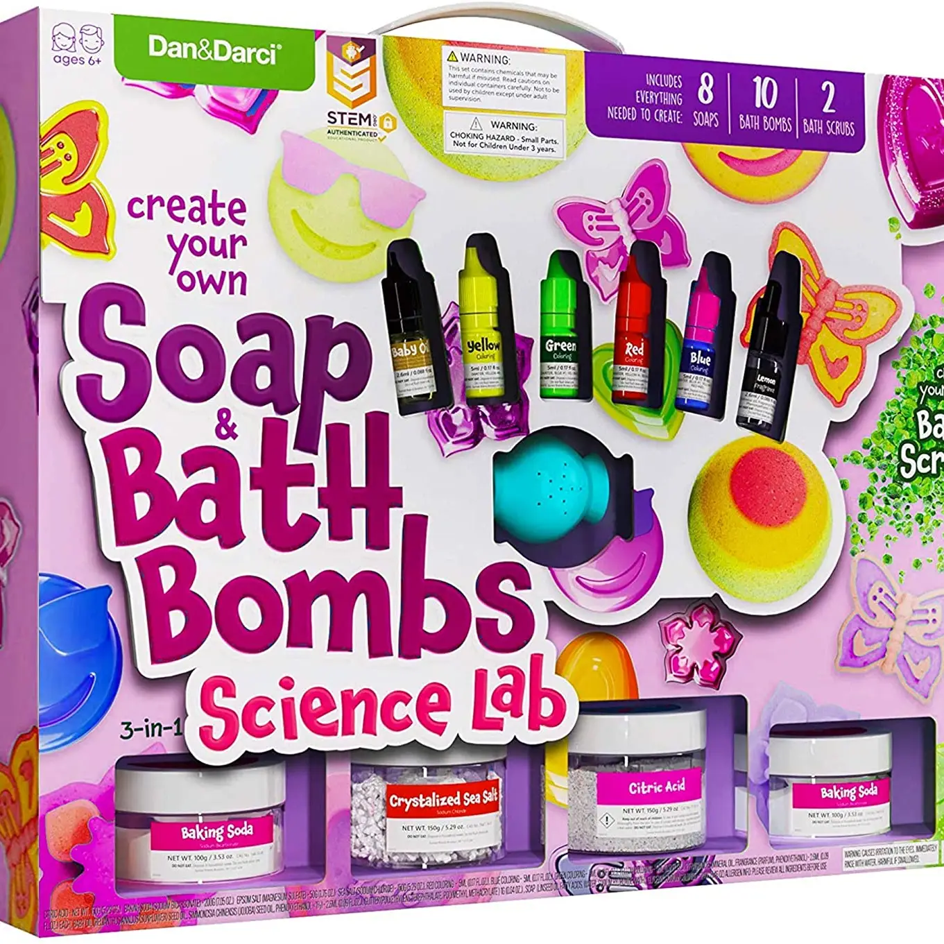 Mega Bath Bomb Soap + Scrub Making Kit