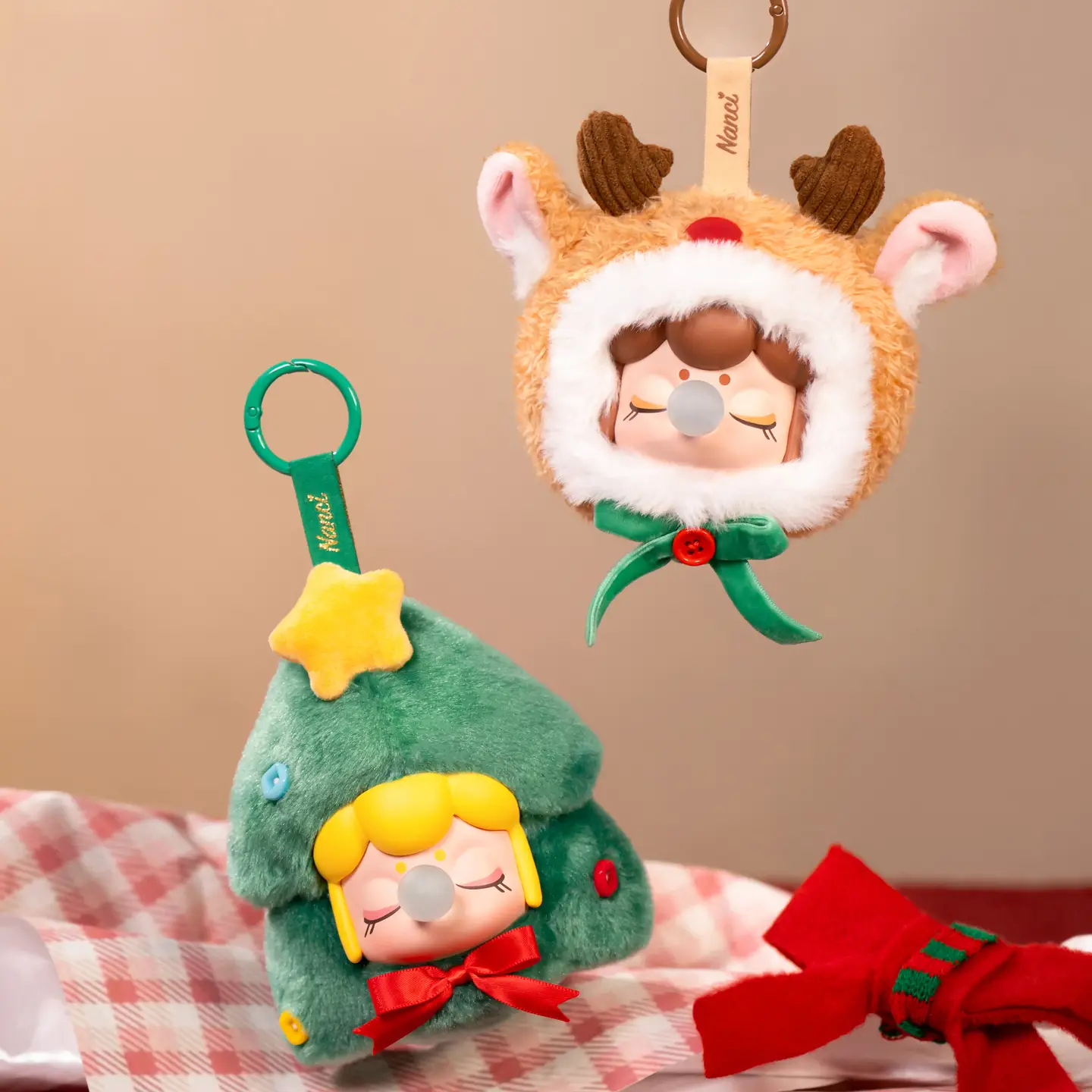 Christmas Plush Nanci Blind Box Keychain