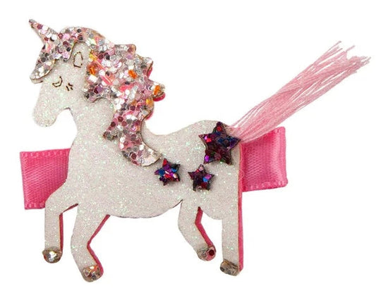 Girls Tassy Tail Unicorn Hair Clip