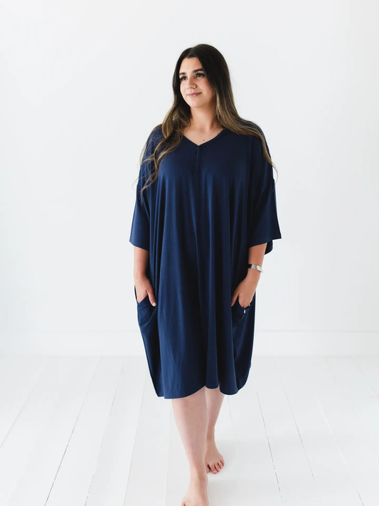 Solid Bamboo Muumuu Nightgown