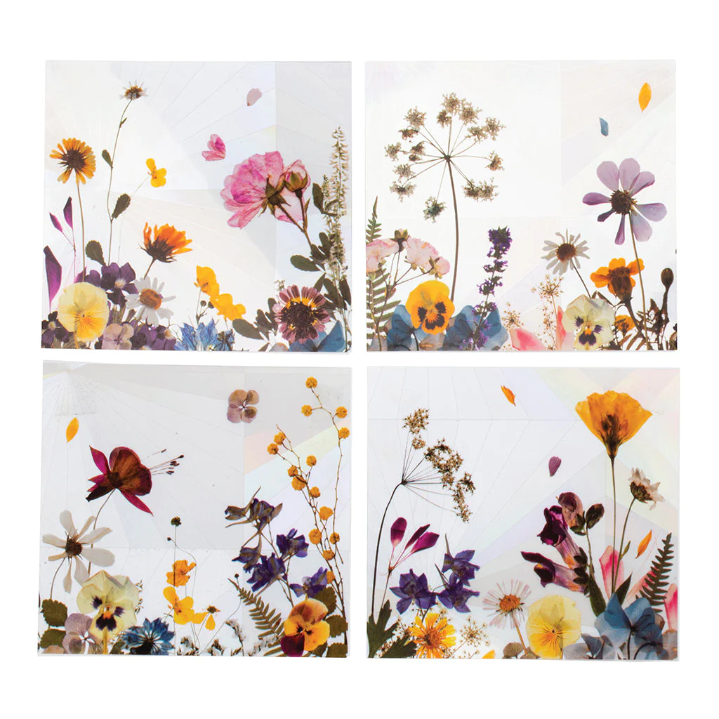 Suncatcher Window Stickers - Pressed Flowers