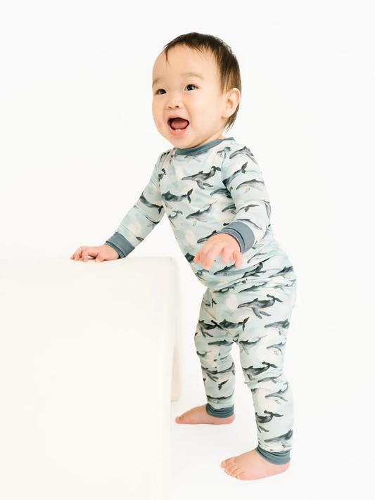 Kids Whale Watch Bamboo Pajamas