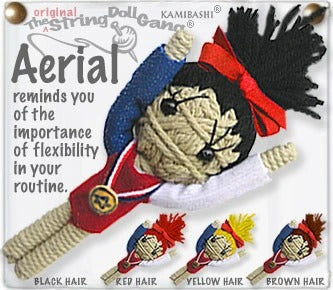 Aerial String Doll Keychain