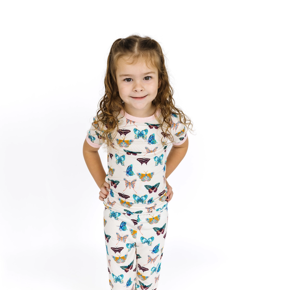 Kids Bamboo Pajamas Wings of Paradise Butterflies