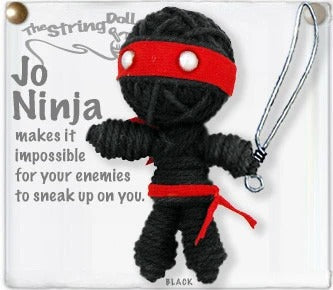 Jo Ninja String Doll Keychain