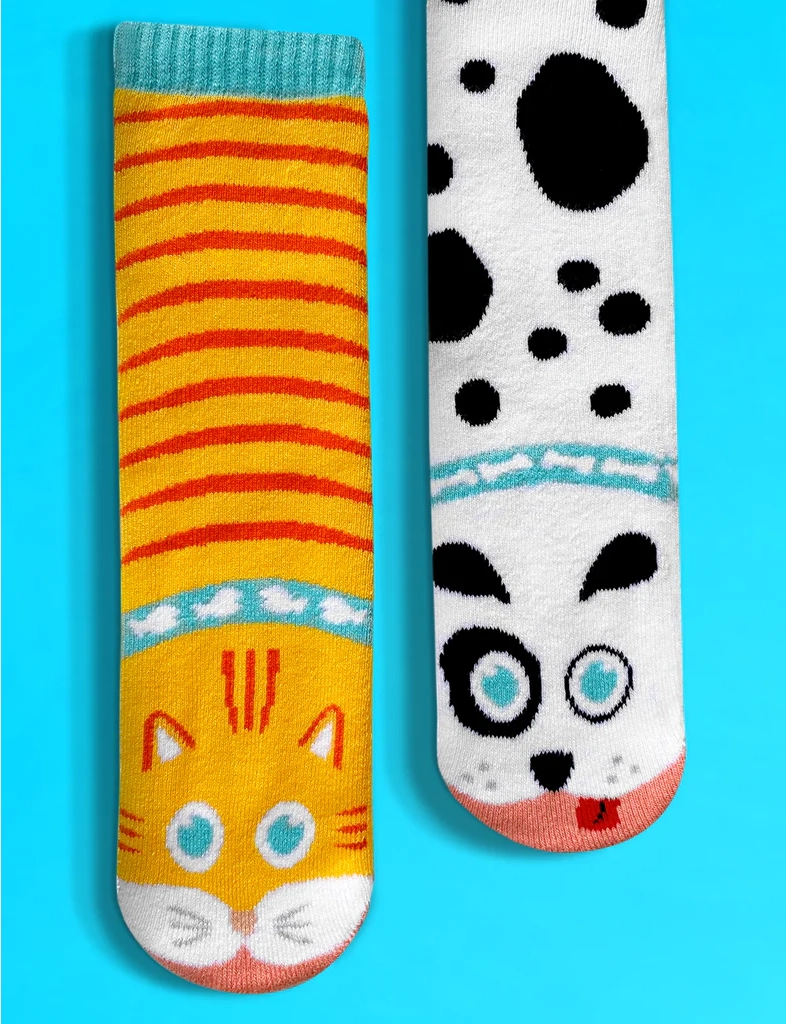 Pals Kids Socks Cat Dog-1-3 Years