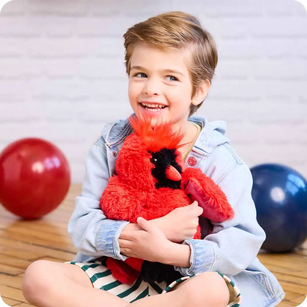 Red Cardinal Warmies Stuffed Animal