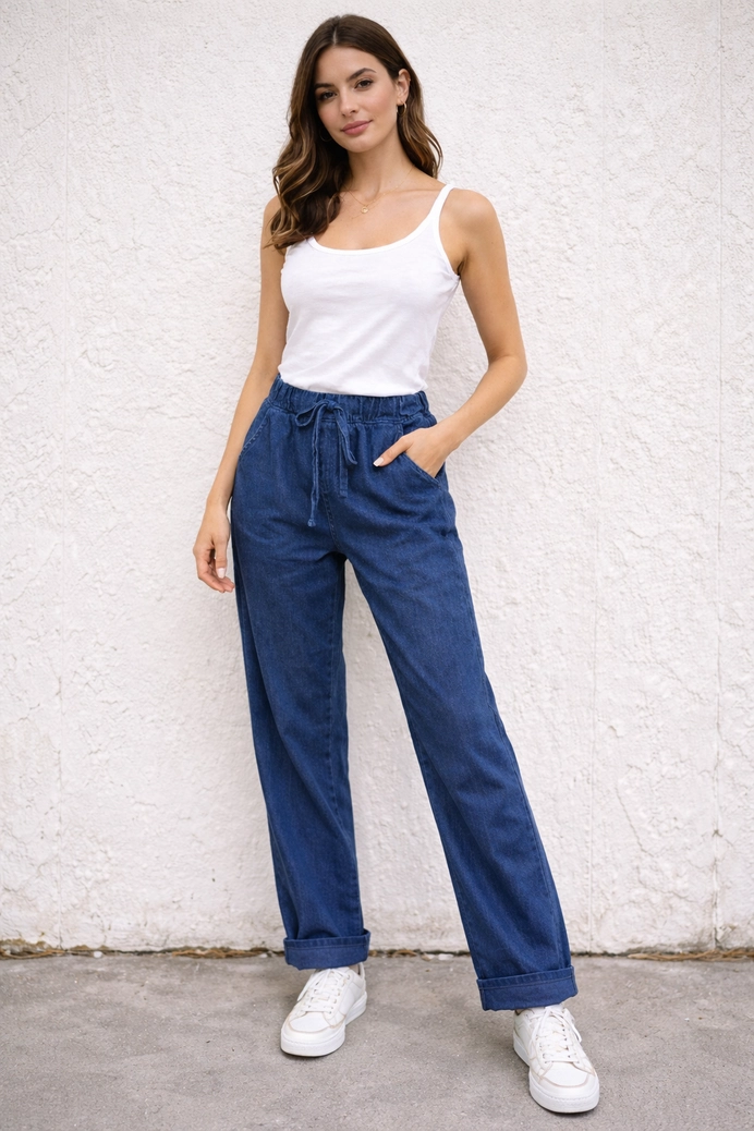 Italian Loose Fit Denim Jeans