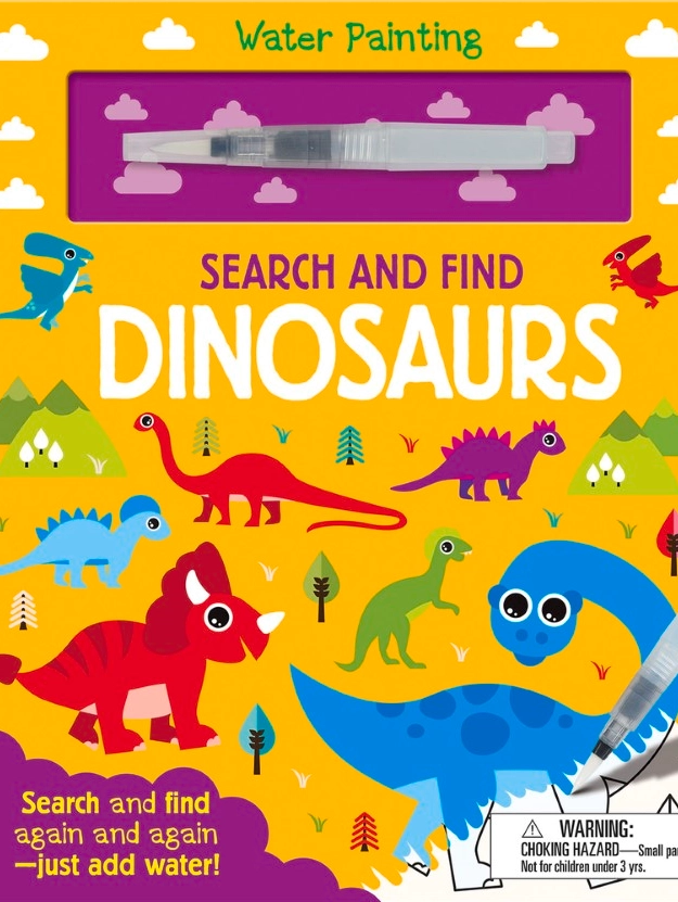 Search & Find Dinosaurs Book