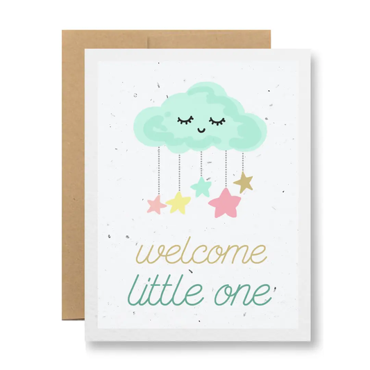 Welcome Little One Plantable Card