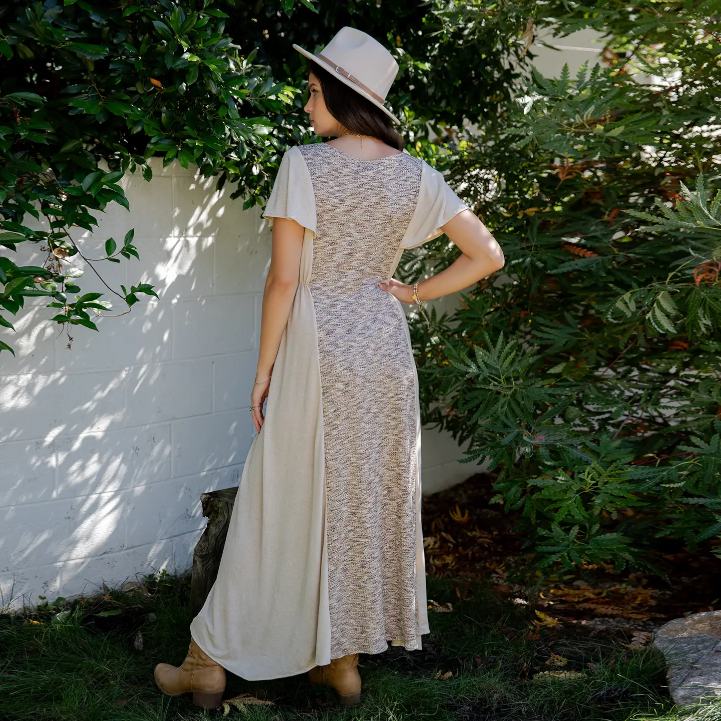 Boho Knit Dress Panel