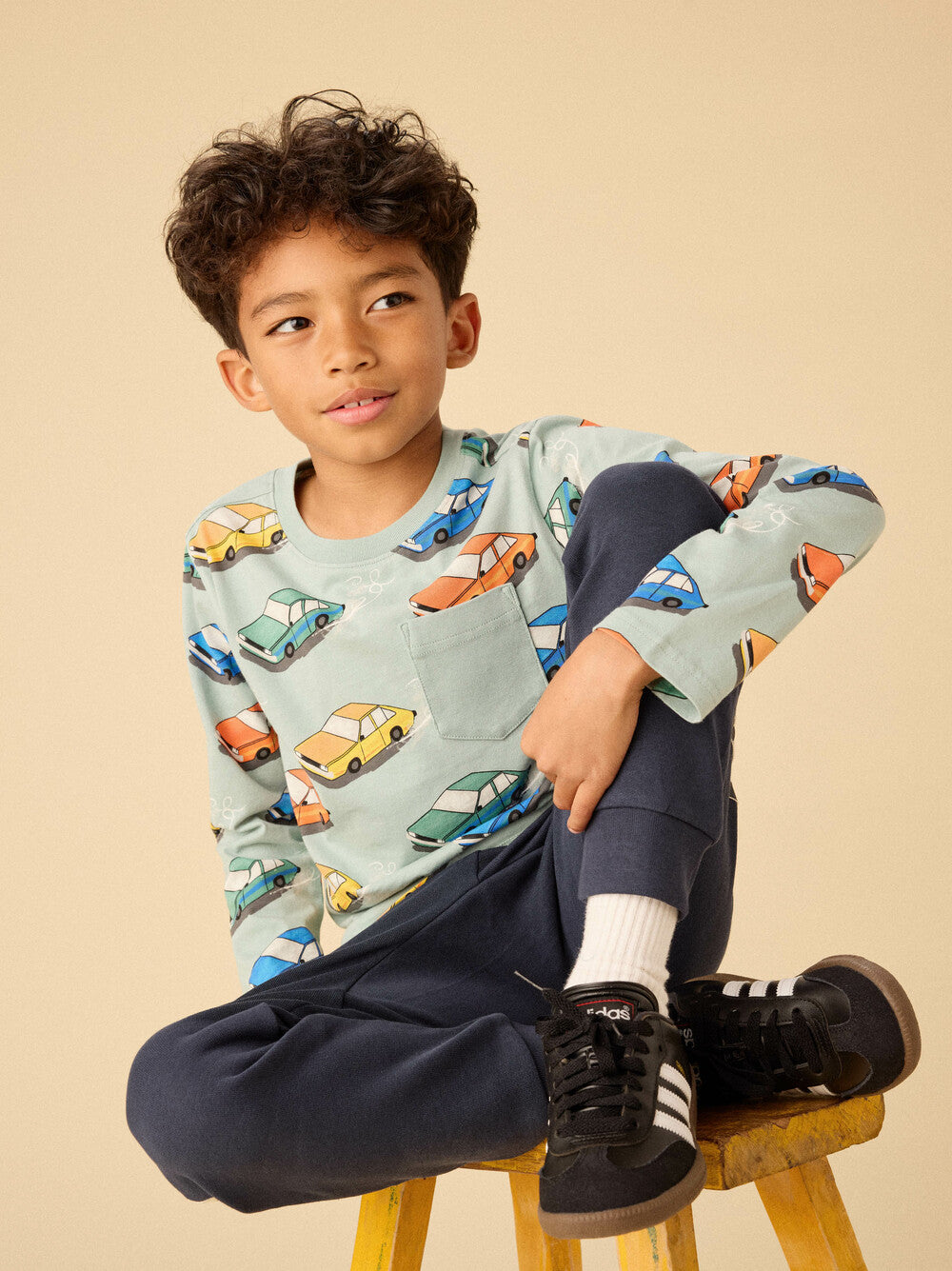 Kids Vintage Car Graphic Tee