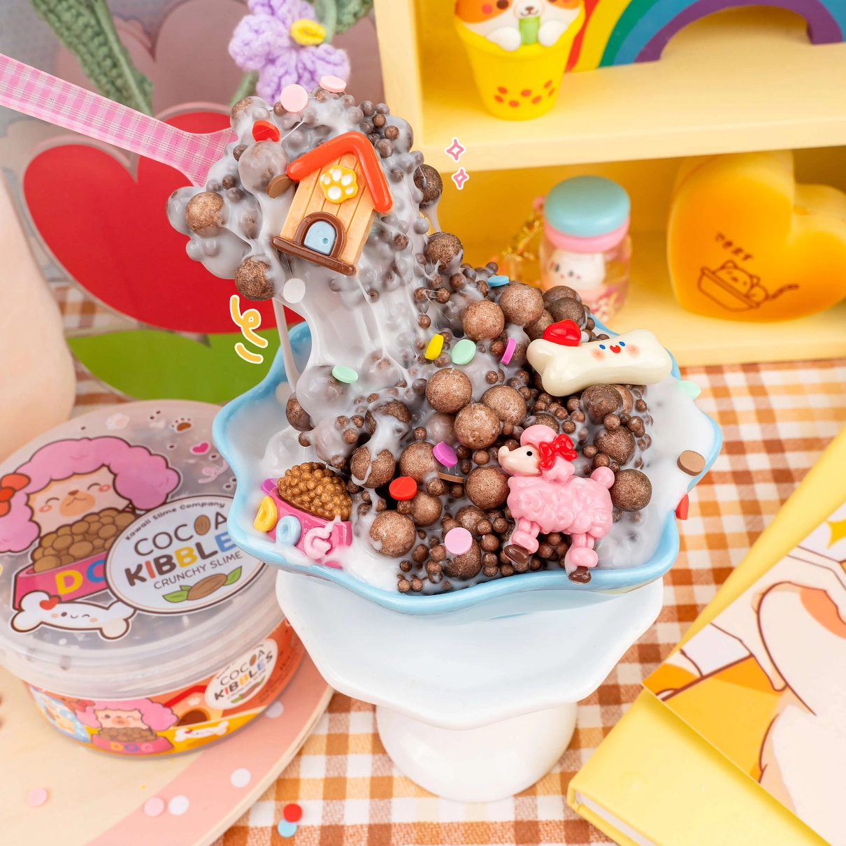 Cocoa Kibbles Crunchy Slime