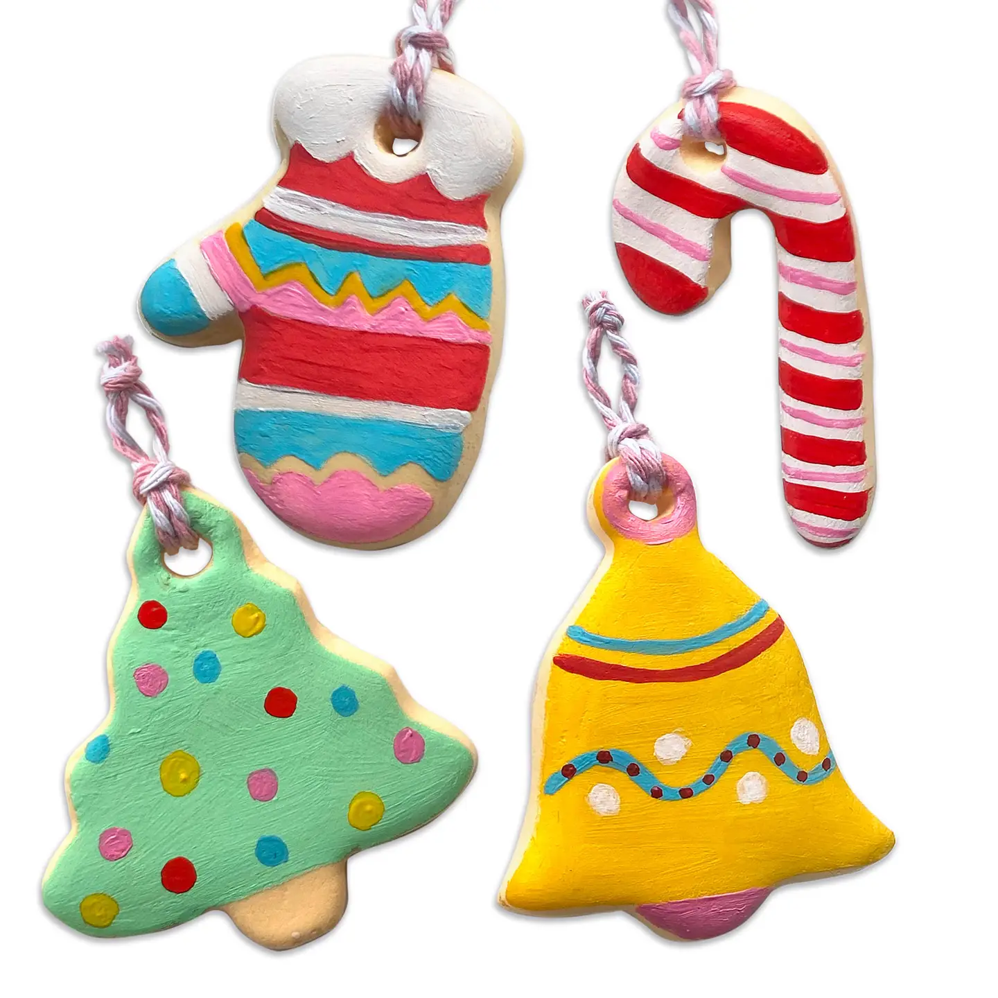 Make and Paint Clay Cookies Ornaments