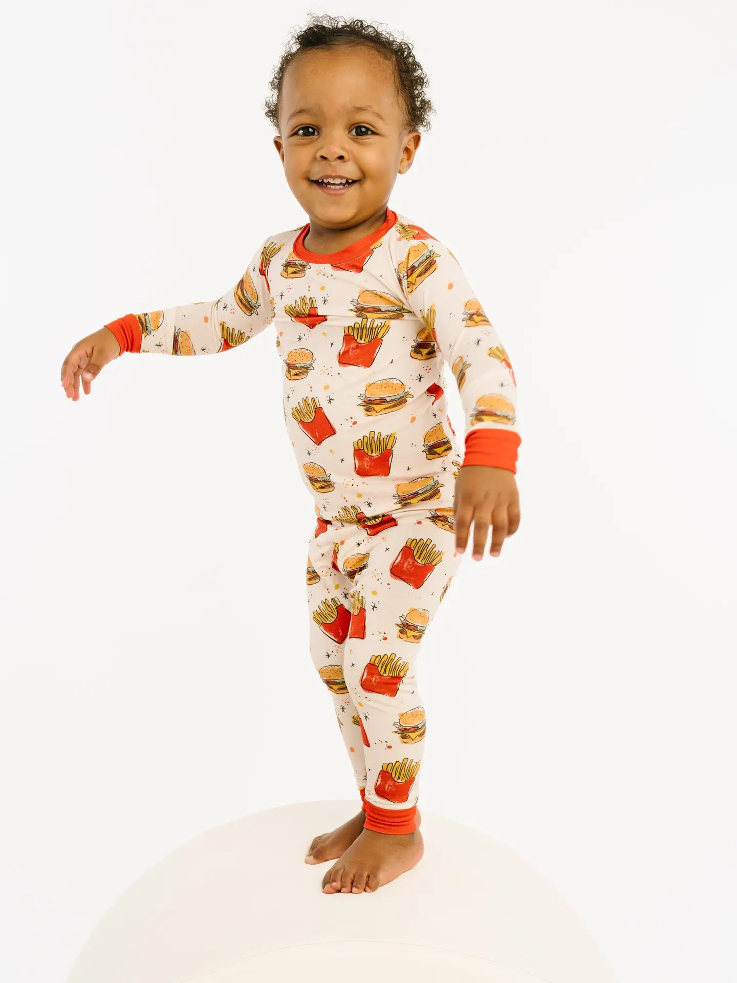Kids Cheeseburger Meal Bamboo Pajamas