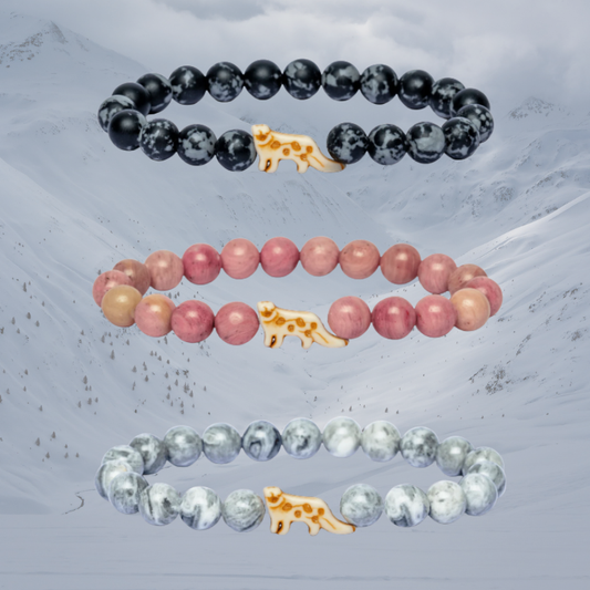Fahlo Bracelet: The Ascent Snow Leopard