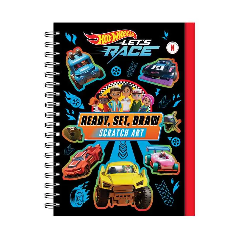 Hot Wheels Let’s Race Draw Scratch Art