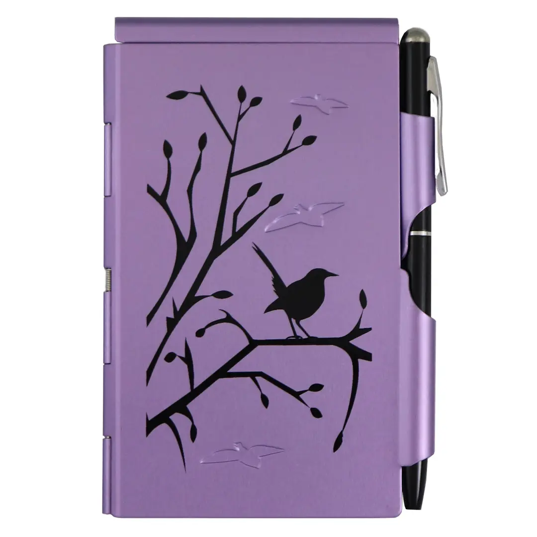 Flip Notepad - Plum Wren