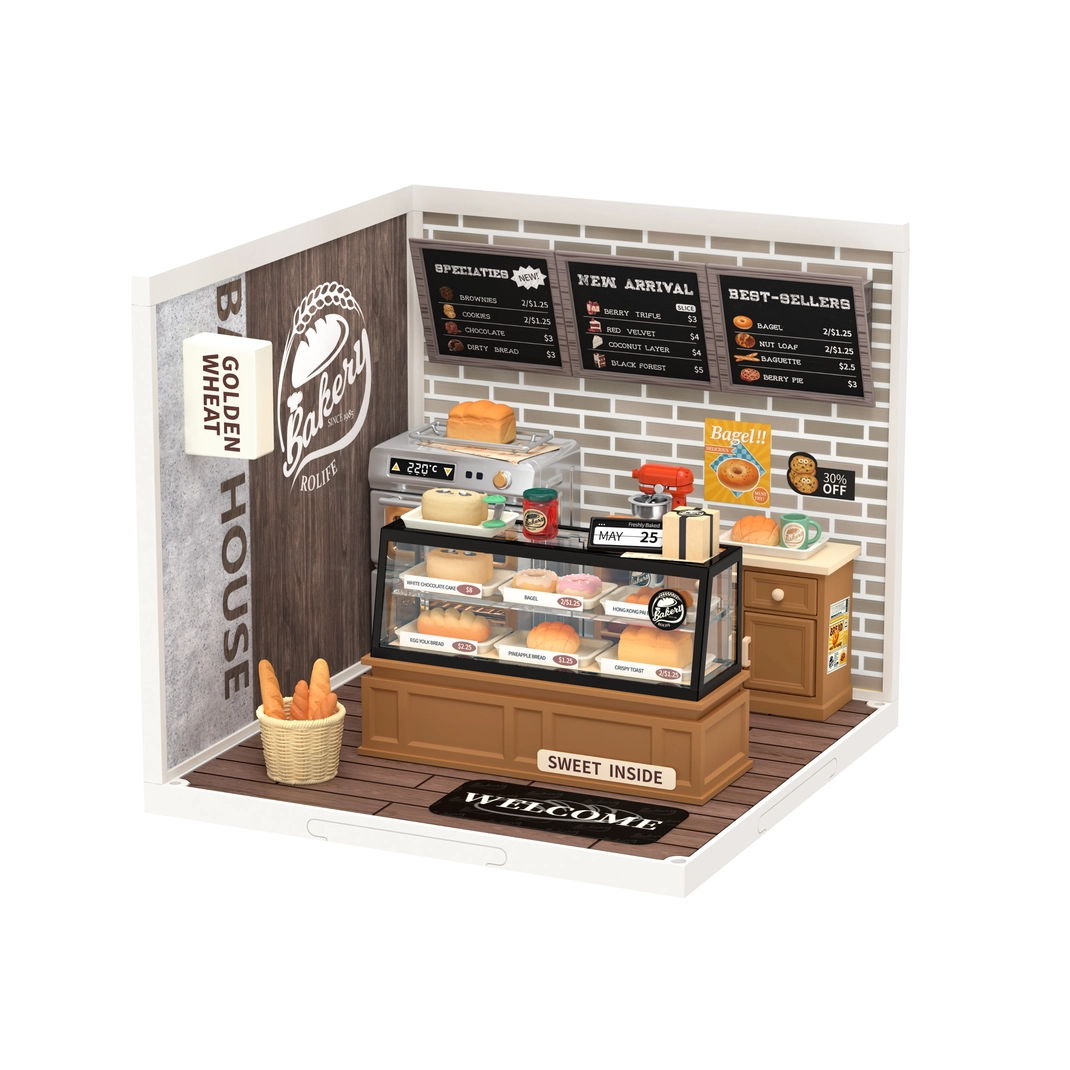 Miniature House Kit: Golden Wheat Bakery