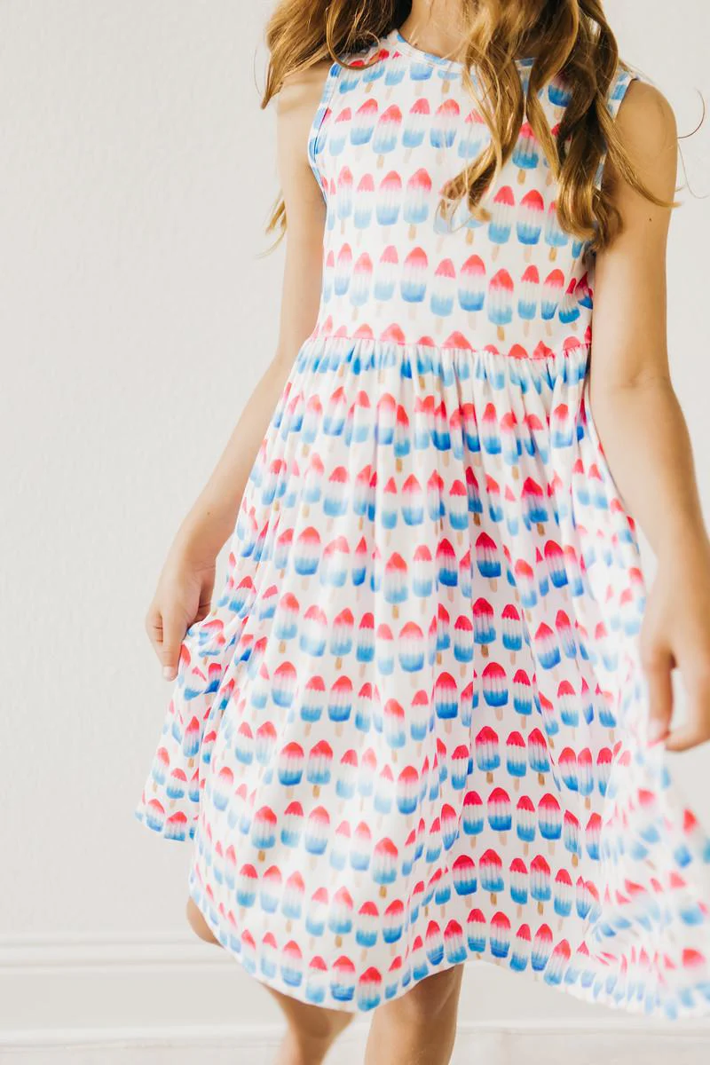 Red White & Cute Twirl Dress