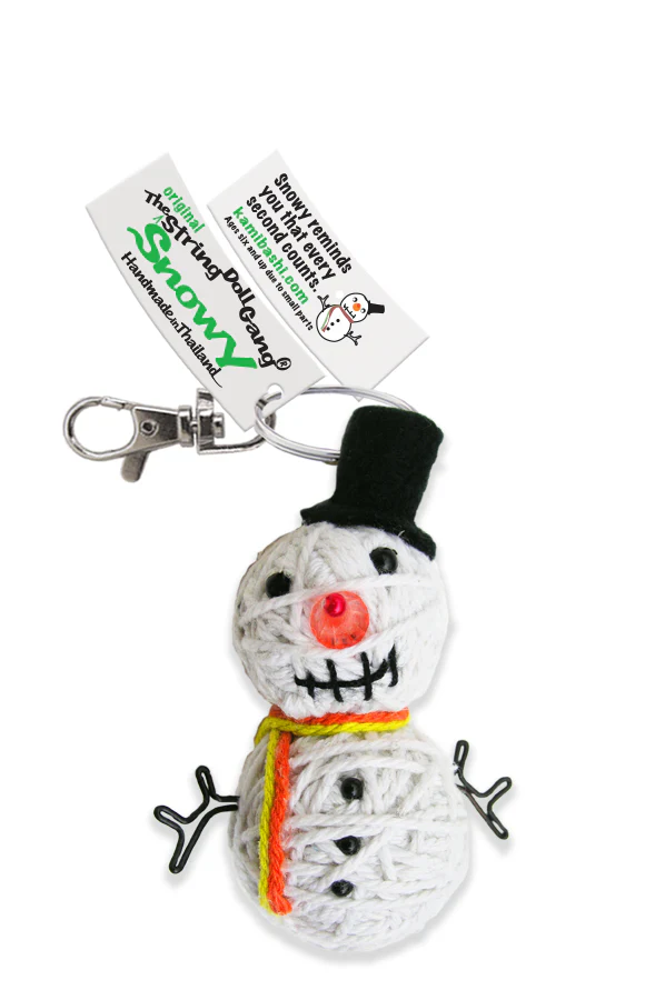 Snowy String Doll Keychain