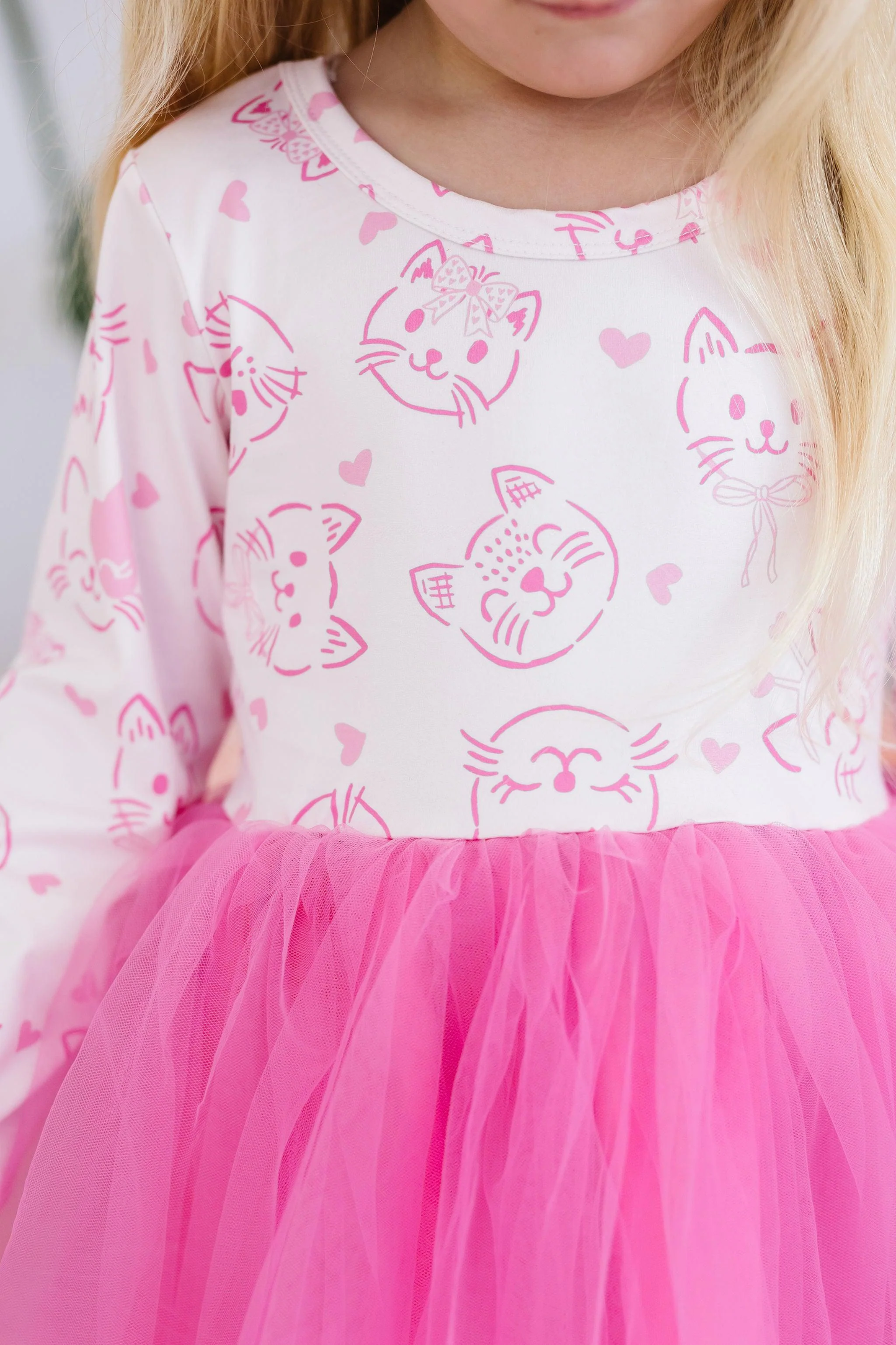 Purr-fectly Pink Cat Tutu Dress