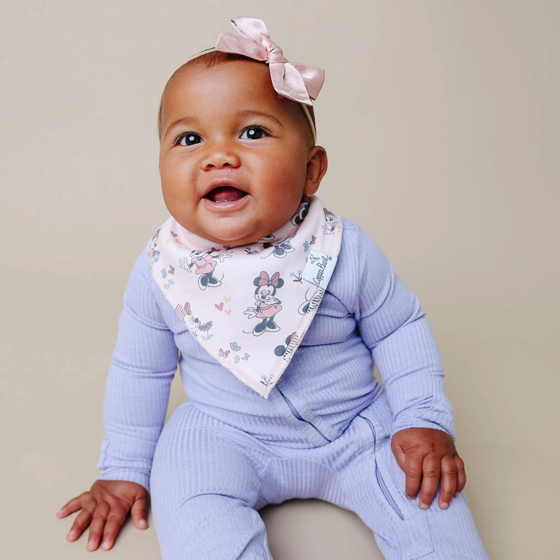 Minnie Mouse Baby Bandana Bib Set 4pk