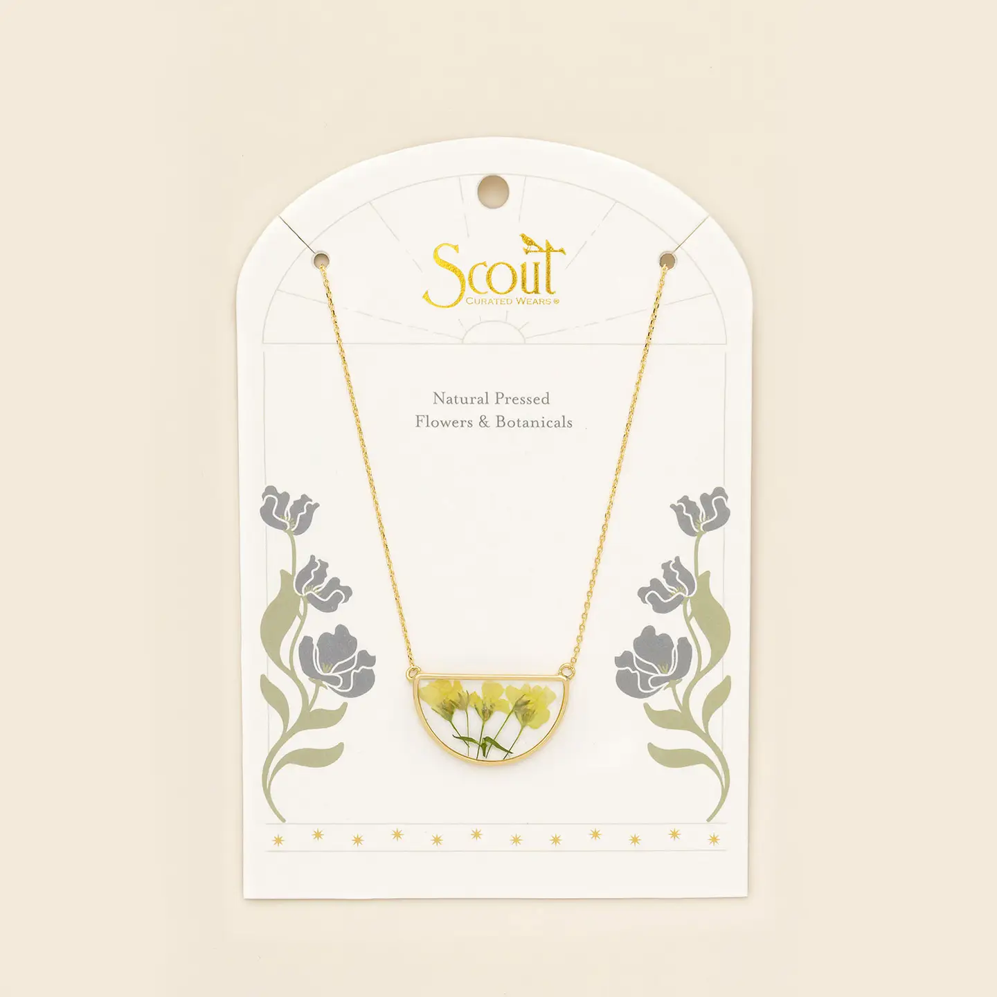 Pressed Flower Necklace