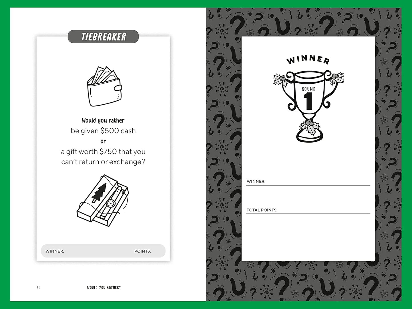 Would You Rather Christmas Book